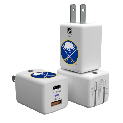 Зарядная USB американская вилка Buffalo Sabres - оригинальные мобильные аксессуары НХЛ