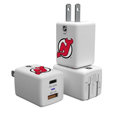 Зарядная USB американская вилка New Jersey Devils - оригинальные мобильные аксессуары НХЛ