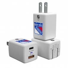 Зарядная USB американская вилка New York Rangers