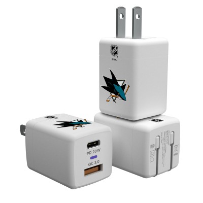 San Jose Sharks USB A/C Charger