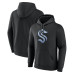 Seattle Kraken Black Pond Hockey Pullover Hoodie
