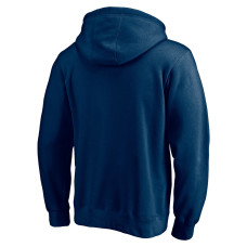 Seattle Kraken Deep Sea Blue Primary Team Logo Pullover Hoodie