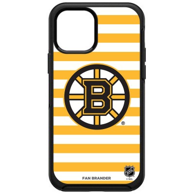 Boston Bruins OtterBox Striped Symmetry iPhone Case - Black