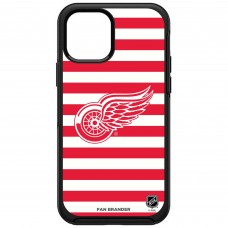 Detroit Red Wings OtterBox Striped Symmetry iPhone Case - Black