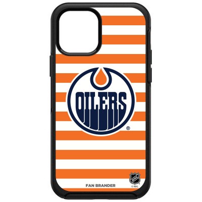 Edmonton Oilers OtterBox Striped Symmetry iPhone Case - Black