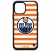 Edmonton Oilers OtterBox Striped Symmetry iPhone Case - Black