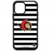 Чехол на телефон Ottawa Senators OtterBox Striped Symmetry iPhone - Black