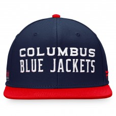 Бейсболка Columbus Blue Jackets Iconic Color Blocked - Navy/Red