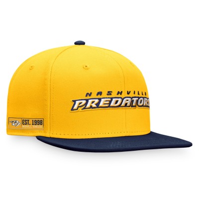Бейсболка Nashville Predators Iconic Color Blocked - Gold/Navy