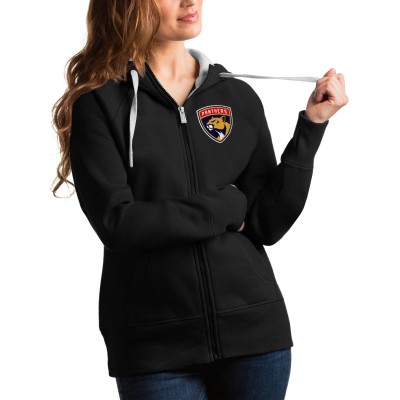 Толстовка на молнии Florida Panthers Antigua Womens Victory - Black