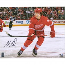 Autographed Detroit Red Wings Moritz Seider Fanatics Authentic 16 x 20 Red Jersey Skating Photograph Autographed Detroit Red Wings Moritz Seider Fanatics Authentic 16 x 20 Red Jersey Skating Photograph