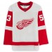 Autographed Detroit Red Wings Moritz Seider Fanatics Authentic White adidas Authentic Jersey