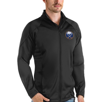 Buffalo Sabres Antigua Links Full-Zip Golf Jacket - Black - оригинальная атрибутика Баффало Сейбрз