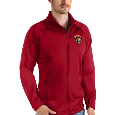 Florida Panthers Antigua Links Full-Zip Golf Jacket - Red - оригинальная атрибутика Флорида Пантерз
