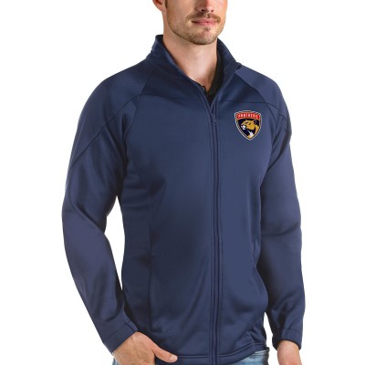 Florida Panthers Antigua Links Full-Zip Golf Jacket - Navy - оригинальная атрибутика Флорида Пантерз