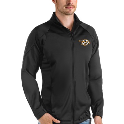 Кофта на молнии Nashville Predators Antigua Links Golf - Black