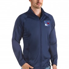 New York Rangers Antigua Links Full-Zip Golf Jacket - Navy