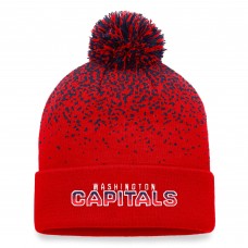Washington Capitals Iconic Gradient Cuffed Knit Hat with Pom - Red