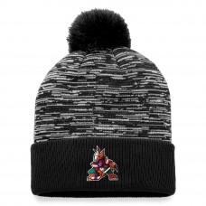 Arizona Coyotes Defender Cuffed Knit Hat with Pom - Black