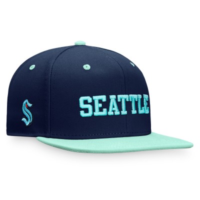 Бейсболка Seattle Kraken Heritage City - Deep Sea Blue/Light Blue