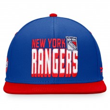New York Rangers Heritage Retro Two-Tone Snapback Hat - Blue/Red