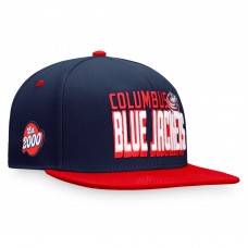 Бейсболка Columbus Blue Jackets Heritage Retro - Navy/Red