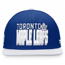 Toronto Maple Leafs Heritage Retro Two-Tone Snapback Hat - Blue/White