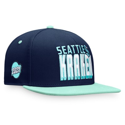 Бейсболка Seattle Kraken Heritage Retro - Navy/Blue