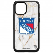 Чехол на телефон New York Rangers OtterBox iPhone White Marble Slate - Black
