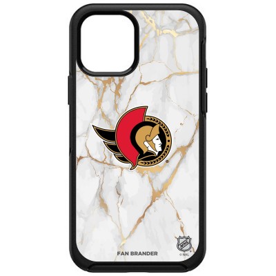 Чехол на телефон Ottawa Senators OtterBox iPhone White Marble Slate - Black