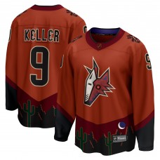 Clayton Keller Arizona Coyotes Special Edition 2.0 Breakaway Player Jersey - Burnt Orange