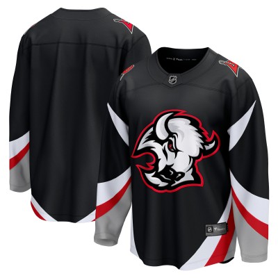 Игровая джерси Buffalo Sabres Fanatics Black Alternate Premier Breakaway Blank