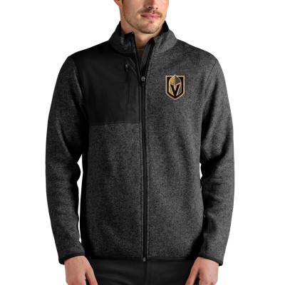 Кофта Vegas Golden Knights Antigua Fortune - Heathered Black