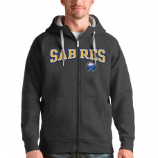 Толстовка на молнии Buffalo Sabres Antigua Wordmark Victory - Charcoal