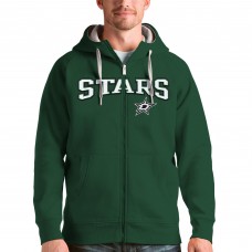 Толстовка на молнии Dallas Stars Antigua Wordmark Victory - Hunter Green