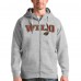 Толстовка на молнии Minnesota Wild Antigua Wordmark Victory - Heathered Gray - оригинальные толстовки Миннесота Уайлд