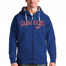 Толстовка на молнии Montreal Canadiens Antigua Wordmark Victory - Royal