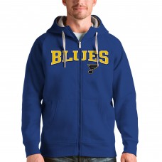 Толстовка на молнии St. Louis Blues Antigua Wordmark Victory - Royal