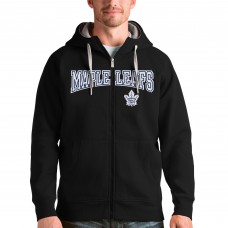 Толстовка на молнии Toronto Maple Leafs Antigua Wordmark Victory - Black