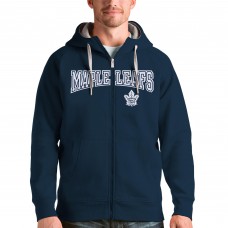 Толстовка на молнии Toronto Maple Leafs Antigua Wordmark Victory - Navy