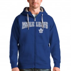 Толстовка на молнии Toronto Maple Leafs Antigua Wordmark Victory - Royal