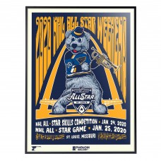 St. Louis Blues Phenom Gallery 18 x 24 Team Deluxe Framed Serigraph Print