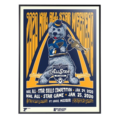St. Louis Blues Phenom Gallery 18 x 24 Team Deluxe Framed Serigraph Print