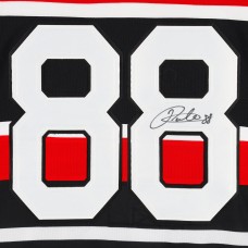 Игровая джерси Patrick Kane Chicago Blackhawks Autographed Fanatics Authentic 2022-23 Reverse Retro Adidas Authentic