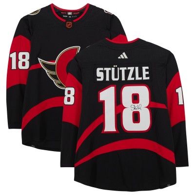 Tim Stutzle Ottawa Senators Autographed Fanatics Authentic 2022-23 Reverse Retro adidas Authentic Jersey