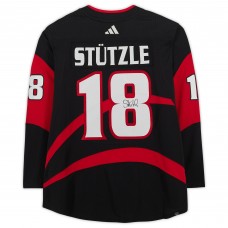 Tim Stutzle Ottawa Senators Autographed Fanatics Authentic 2022-23 Reverse Retro adidas Authentic Jersey
