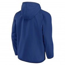Куртка на короткой молнии Tampa Bay Lightning Fanatics Backhand Shooter Defender Anorak Raglan - Blue/Black