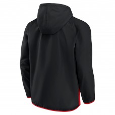 Куртка на короткой молнии Ottawa Senators Fanatics Backhand Shooter Defender Anorak Raglan - Black/Red