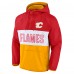 Куртка на короткой молнии Calgary Flames Fanatics Backhand Shooter Defender Anorak Raglan - Red/Gold