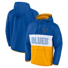 Куртка St. Louis Blues Backhand Shooter Defender Anorak Raglan - Blue/Gold